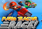 Mario Tractor Race Mario Tractor Race